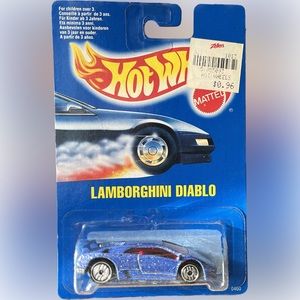 Hot Wheels 0460 Lamborghini Diablo - Gleam Team Sparkle Glitter Blue